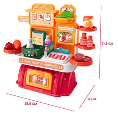 Set Supermercado Minimarket 28 Pcs Juguete Didáctico Niños - LhuaStore
