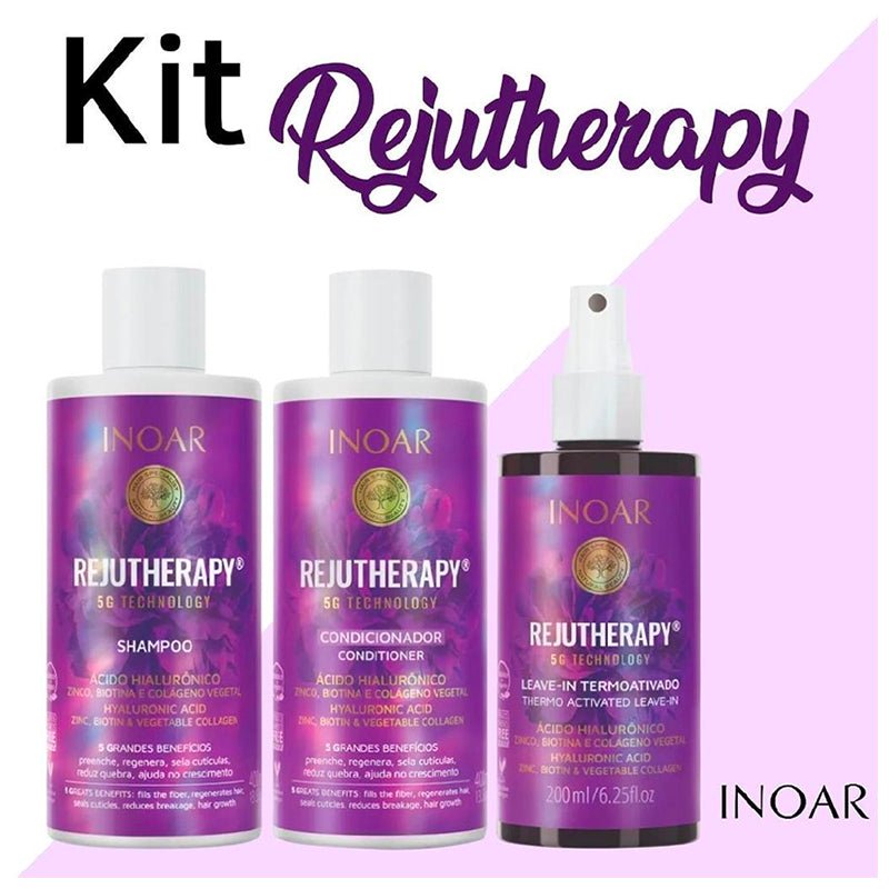 Shampoo Rejutherapy Inoar 400ml Vegano - LhuaStore