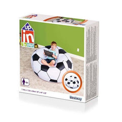 Sillón Inflable Pelota Balón De Fútbol Puff Bestway 75010 - LhuaStore