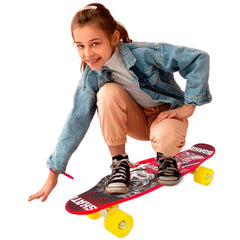 Skate Penny Carving Patineta Holy Death Ruedas Led Niños - LhuaStore