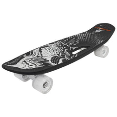 Skate Penny Slalom Patineta Black Shark Ruedas Led Niños - LhuaStore