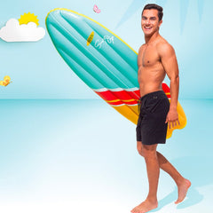 Tabla Surf Inflable Colchoneta Multicolor Fiber Tech Intex 58152 - LhuaStore