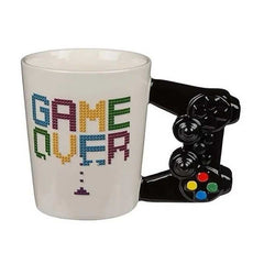 Taza Tazón Gamer De Cerámica Game Over Control Ps - LhuaStore