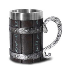 Taza Tazon Mug Medieval 1 Acero Inoxidable 600ml Vikingo - LhuaStore